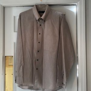 R & R Casuals Men’s LS Textured-look Shirt XL